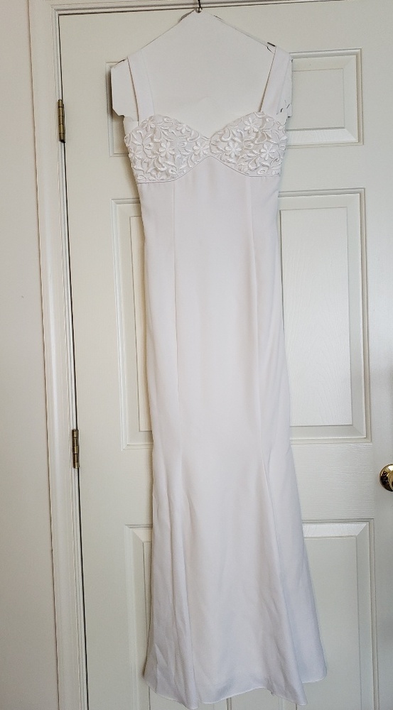 Embroidered White (Pagent) Gown